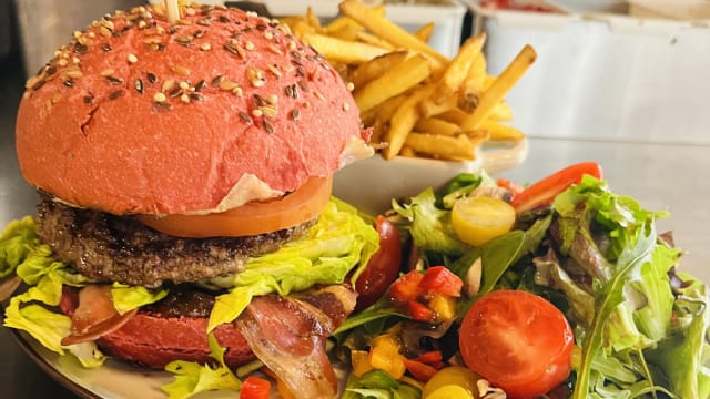 Burger bœuf  - L'Epicurien - Bistrot Gourmand, Toulouse