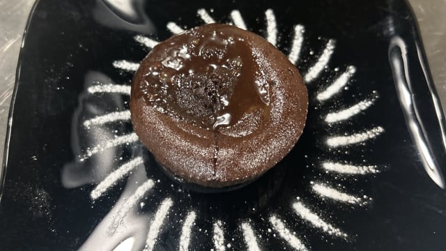 Tortino al cioccolato con cuore fondente - Enoteca Buosi Torino