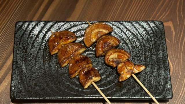 Zucchini with mentai seeds - Enso Yakitori, Milan