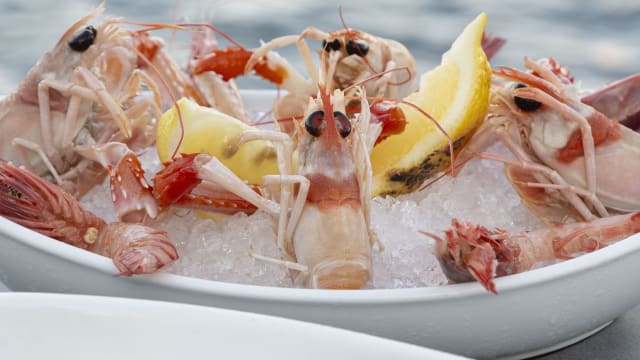 Scampi e gamberi al naturale - LB  loungebar  Lidobianco, Monopoli