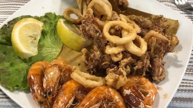 frittura  calamari e gamberi  - BBeQ