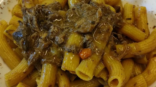 Garganelli di pasta fresca al ragù toscano - Da Pinocchio, Florence