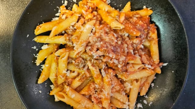 Penne saltati - Le Pulcinella