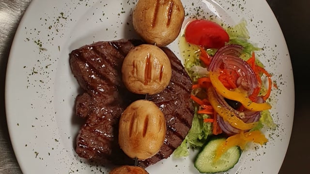 Steak with Mushroom (200 G)  - La Santa Maria International Dinner