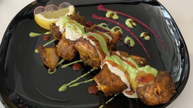 Salmon tikka - Indian Bites, Geneva