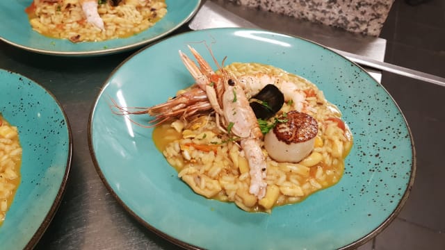 risotto alla pescatrice - La Nuova Riva, Uithoorn