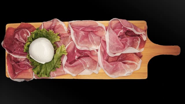 Crudo di parma e mozzarella di bufala campana - VinArte - Vino & Cucina