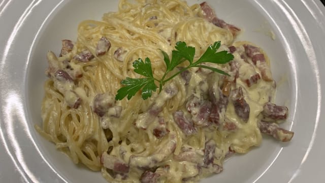 Spaghetti Carbonara - Da Mimmo, Paris