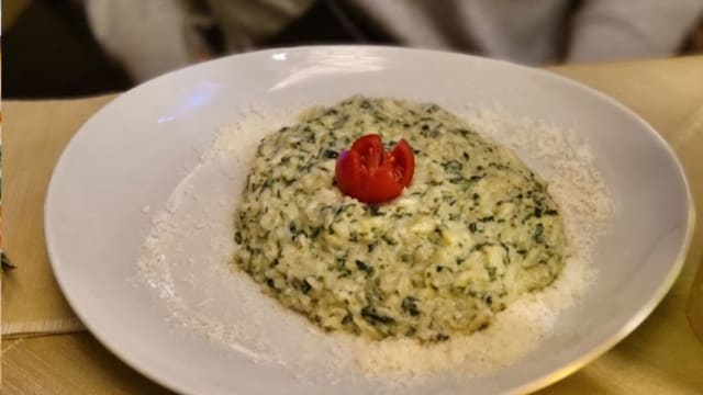 Risotto alle erbe - Antica Hostaria Al Vantaggio, Rome