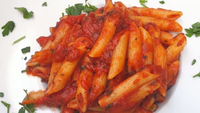 Penne all arrabbiata - Antica Hostaria Al Vantaggio, Rome