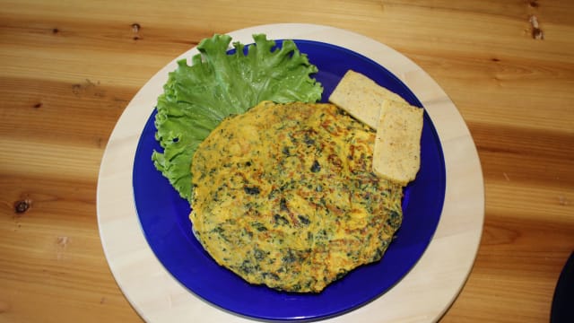 Frittata alla erbe - Ristorante Dell'Agriturismo La Sorgente Longobarda