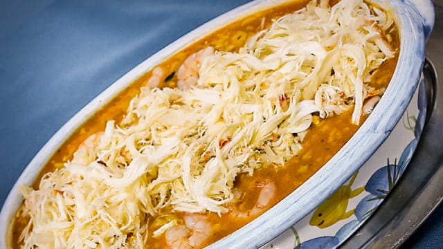 Arroz de Marisco Selecto com Lagosta - Marisqueira Viveiros do Atlântico