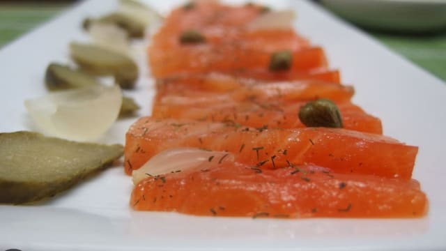 Salmón Gravlax - Espectacular (Ex-Calamar Gastro Beach)