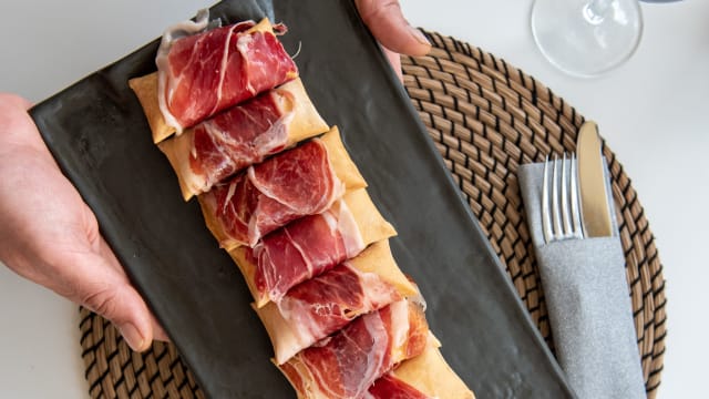 Airbags de jamón ibérico - Espectacular (Ex-Calamar Gastro Beach)