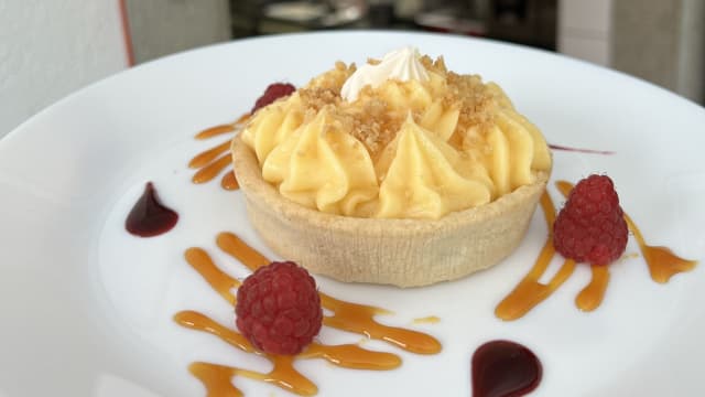 Tartelette au citron revisitée - Auberge l"Epi d'Or