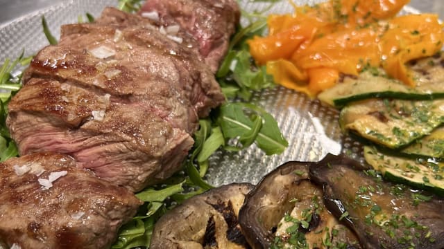 Tagliata di manzo con contorno  - San Remo