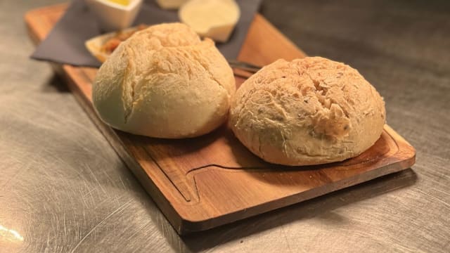 Broodplank met diverse smeersels - Brasserie Spiegelaar