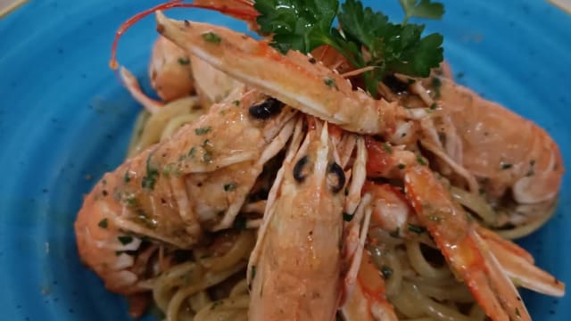 Linguine agli scampi  - La Vela, Giardini Naxos