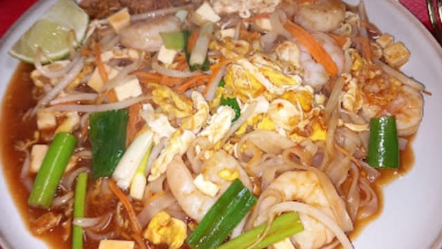 pad thaï crevettes - Thai Station, Laon