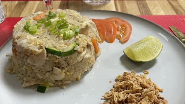 riz sauté poulet - Thai Station, Laon