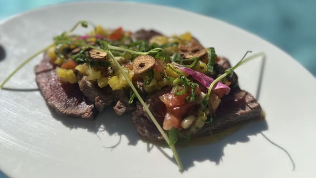 Tataki de boeuf - La Villa Duflot, Perpignan