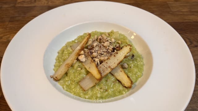 Asparagus’ risotto - La Table des Anges, Paris