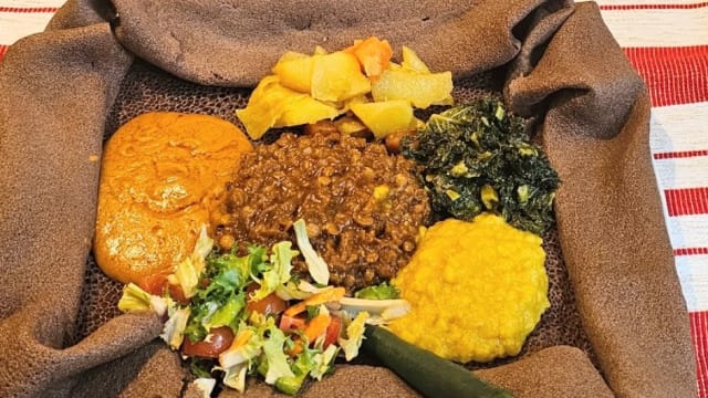 Menu végétarien - Café d'Éthiopie