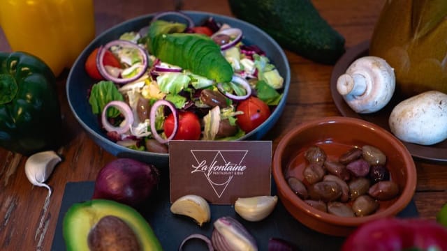 salade maison  - La Fontaine, Montreux