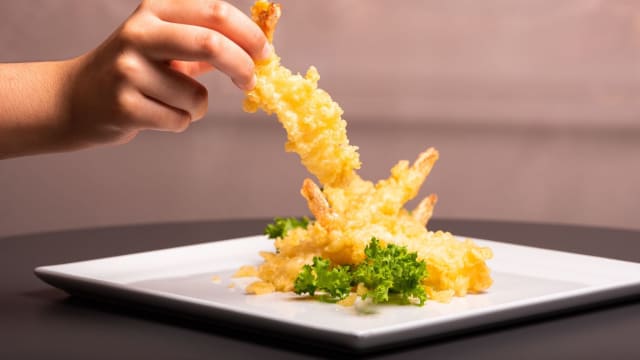 Tempura di gamberi 6pz + verdura - La Botte di Ferro Fish & Sushi Genzano