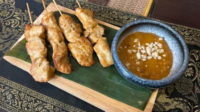 Satay - pollo - Krathong Thai