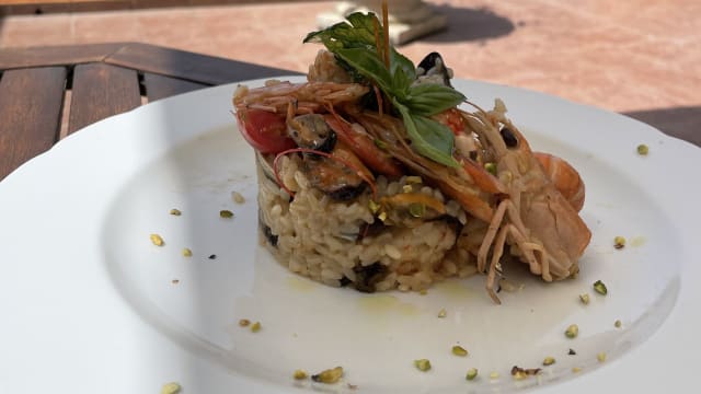 sfronatino di gamberetti e zucchine - Ristorante Bagno Adele