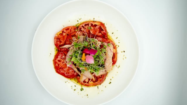 Ensalada de ventresca - La Casona de San Martín, Segovia