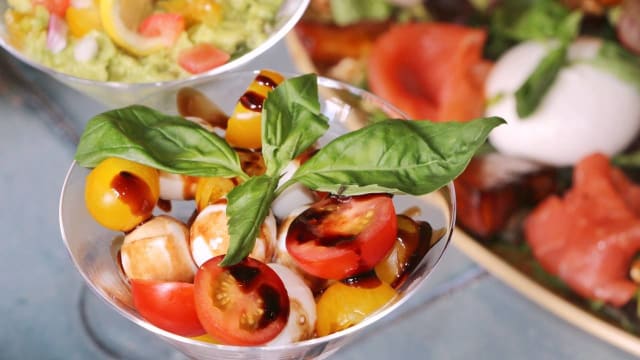 Cherry Tomatoes and Buffalo Mozzarella - Lombardi, Paris