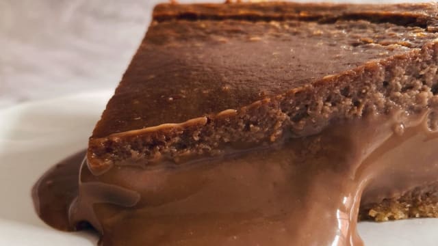 Tarta de Chocolate - La Encina de Ortega (tienda de degustación de jamón ibérico), Toledo