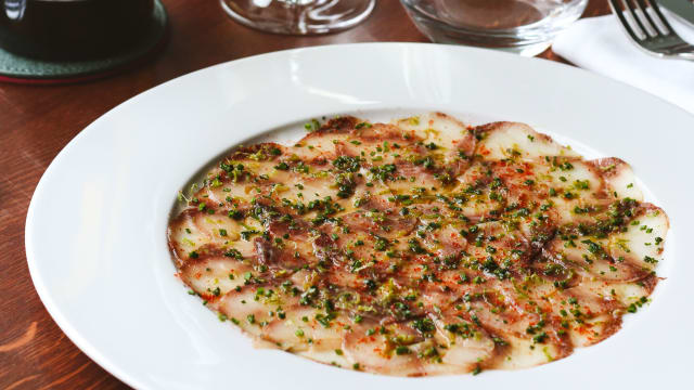 Ceviche d’aigle bar, ponzu, citron vert - Le Palais, Paris