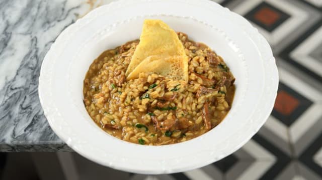 Risotto De Cogumelos Porcini  - Quermesse