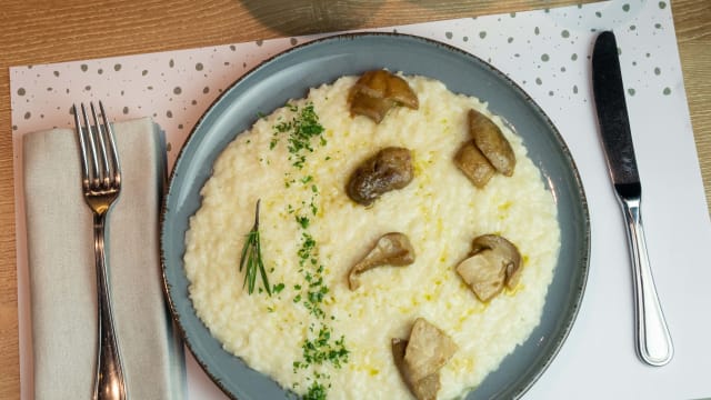 Risotto ai funghi porcini - Ristorante Orto Urbano, Milan