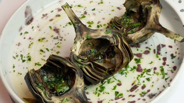 Carciofi alla romana - Ristorante Orto Urbano, Milan