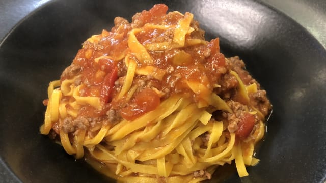 Tagliatelle con Ragù di Selvaggina - Locanda Ponte Rosa