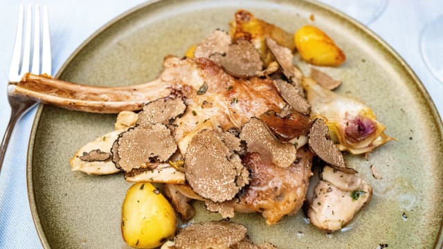 Cote de veau de lait du piémont, truffe noire  - Penati al Baretto