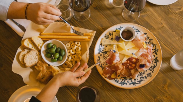 Cold cuts and cheese platter with seasonal chutney - ERA CONVIVIAL CAVE RESTAURANT, Matera