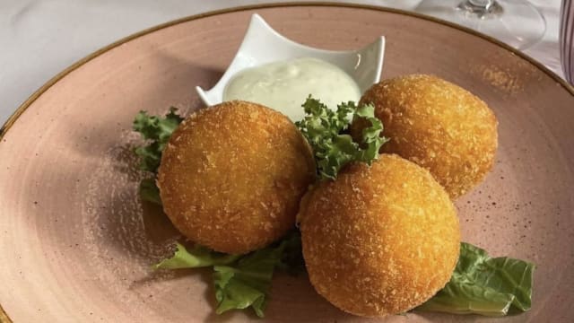 Polpetta di bollito e salsa verde - Bianca Trattoria, Rome