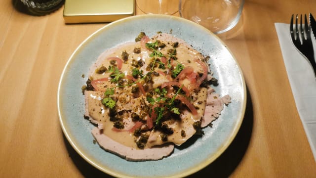 Carpaccio de cochon sauce tonnato - Ter, Paris