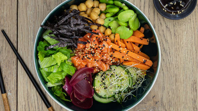 Poke bowl falafels - Gourmet Bar Paris Nord Expo, Aulnay-sous-Bois