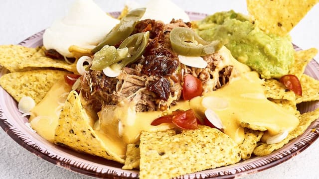 Nachos Pulled Pork M - Timesburg Poblenou, Barcelona