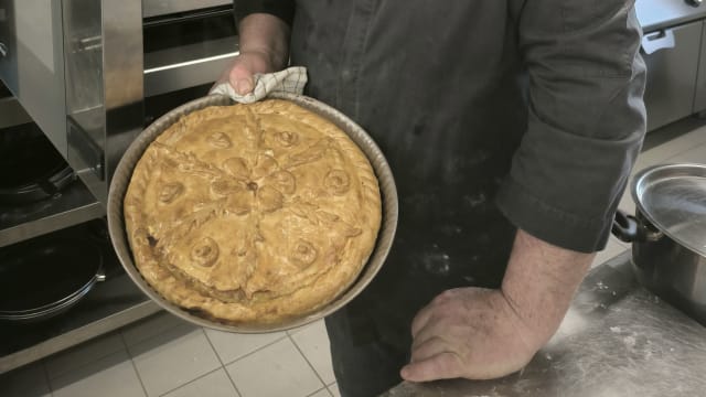 Duo de terrine (pomme genievre, chicorée) - Estaminet Den Boeren Weg