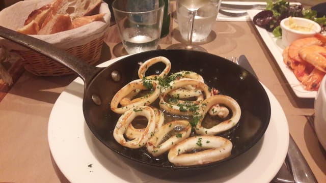 Poêlée de calamars / Pan-fried squid - La Table d'Aligre, Paris