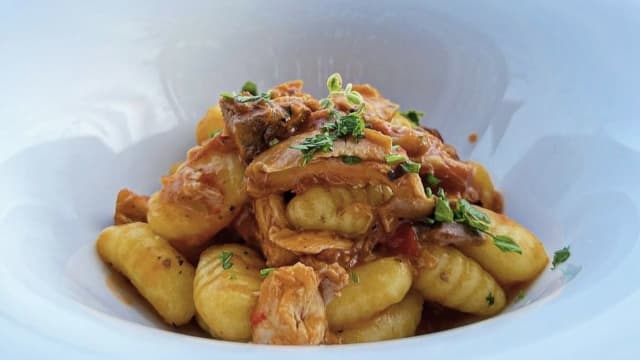 Gnocchi al ragú di coniglio - Da Leopoldo, Forio