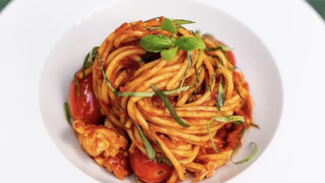 Spaghetti de lagosta picante - Le Jardin D' Éden Lisboa, Lisbon