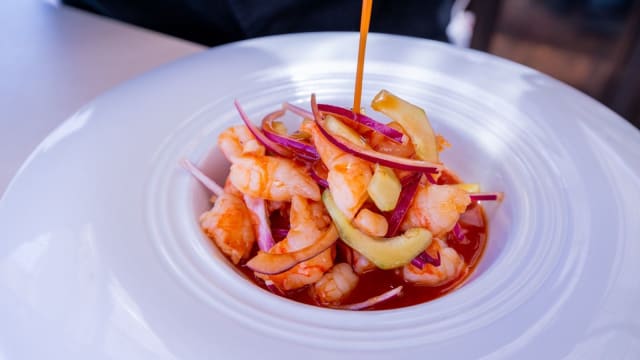 Prawn ceviche  - El jardinet del Born, Barcelona